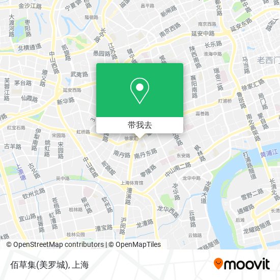 佰草集(美罗城)地图