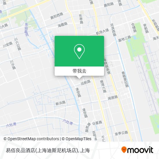 易佰良品酒店(上海迪斯尼机场店)地图