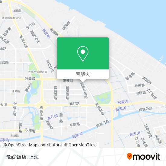 豫皖饭店地图