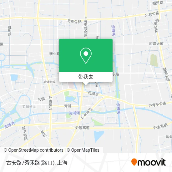 古安路/秀禾路(路口)地图