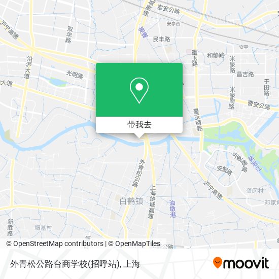 外青松公路台商学校(招呼站)地图