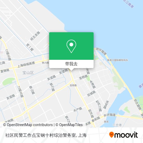 社区民警工作点宝钢十村综治警务室地图