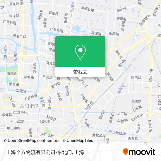 上海全方物流有限公司-东北门地图