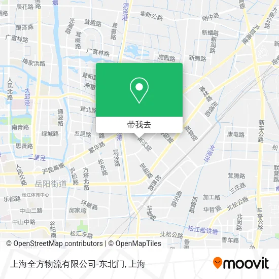 上海全方物流有限公司-东北门地图