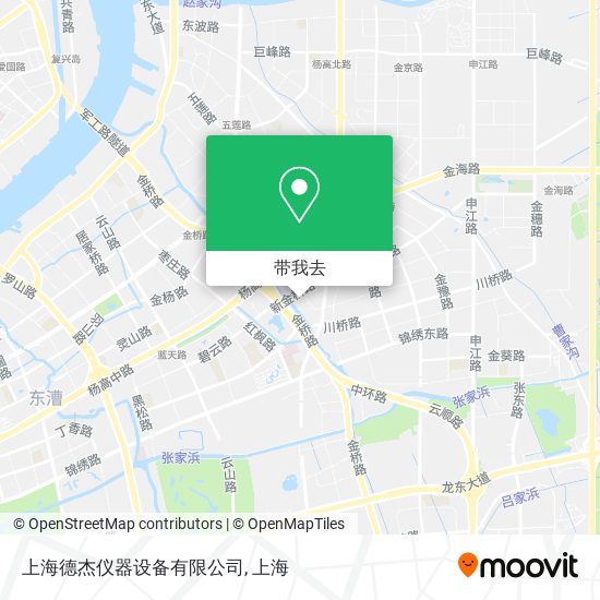 上海德杰仪器设备有限公司地图