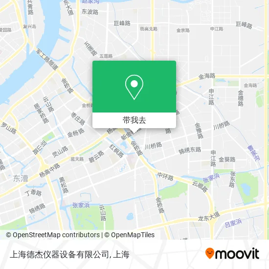 上海德杰仪器设备有限公司地图