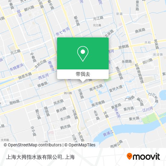 上海大拇指水族有限公司地图