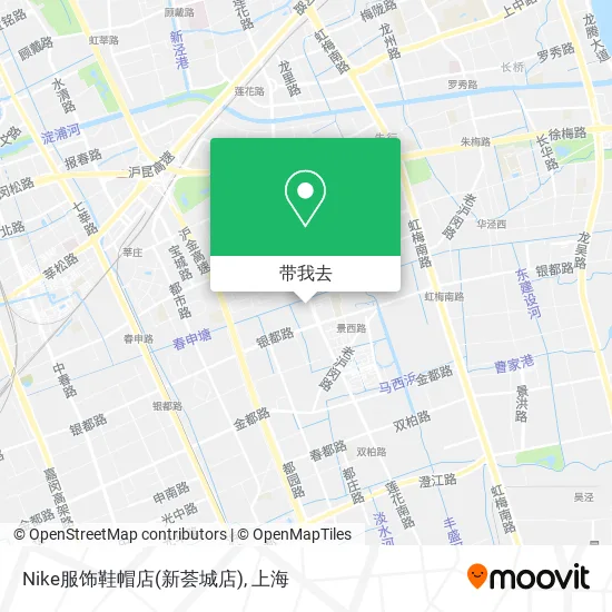 Nike服饰鞋帽店(新荟城店)地图