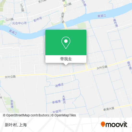 新叶村地图