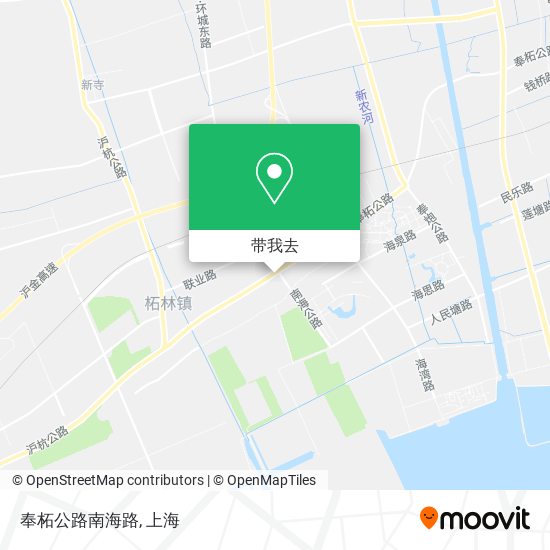 奉柘公路南海路地图