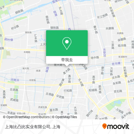 上海比凸比实业有限公司地图