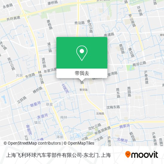 上海飞利环球汽车零部件有限公司-东北门地图