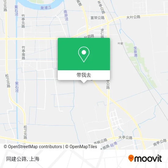 同建公路地图