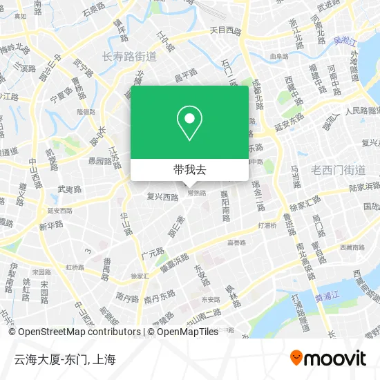 云海大厦-东门地图