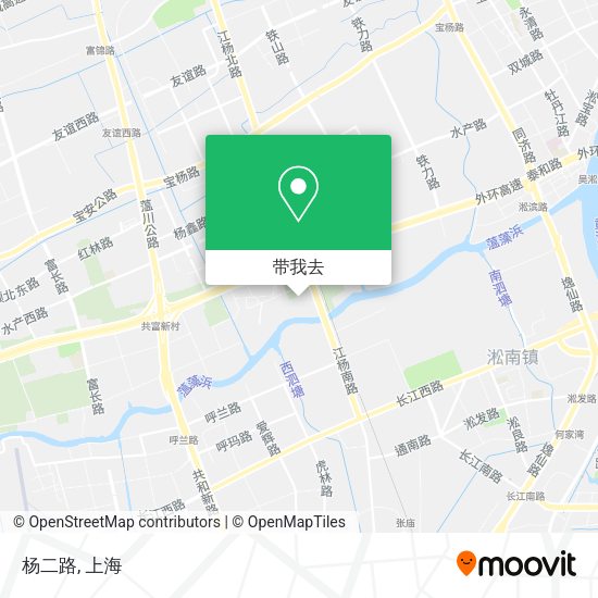 杨二路地图