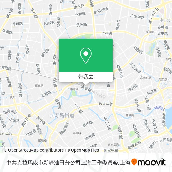 中共克拉玛依市新疆油田分公司上海工作委员会地图