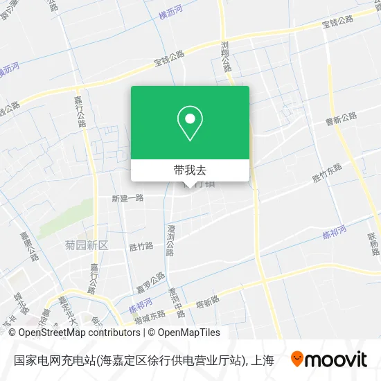 国家电网充电站(海嘉定区徐行供电营业厅站)地图