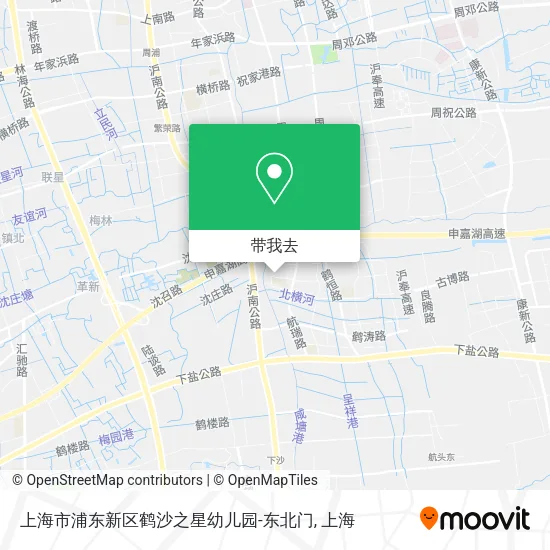 上海市浦东新区鹤沙之星幼儿园-东北门地图
