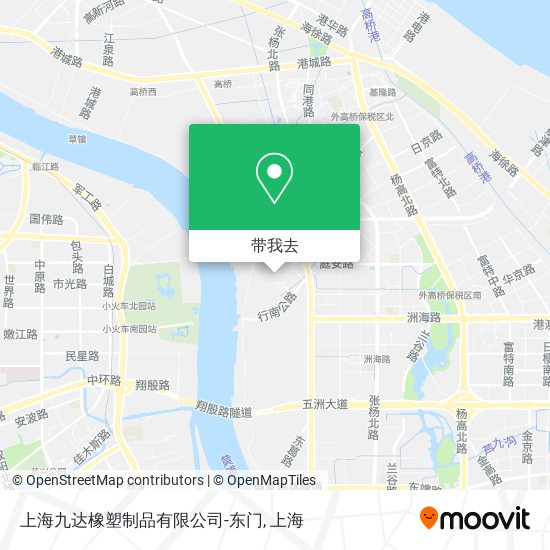 上海九达橡塑制品有限公司-东门地图