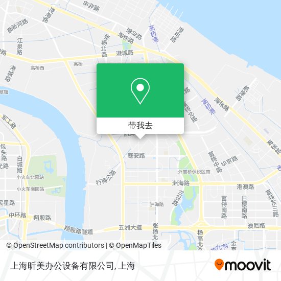 上海昕美办公设备有限公司地图