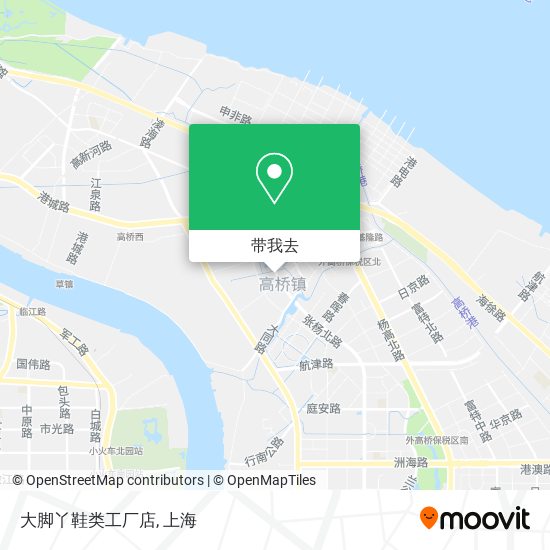 大脚丫鞋类工厂店地图