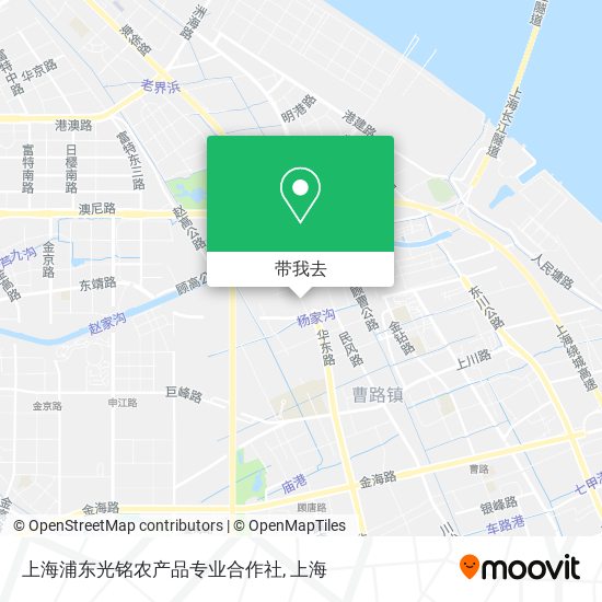 上海浦东光铭农产品专业合作社地图