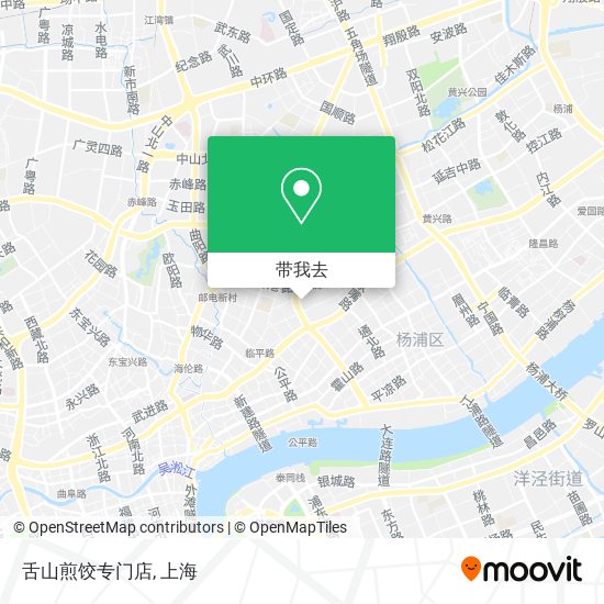 舌山煎饺专门店地图