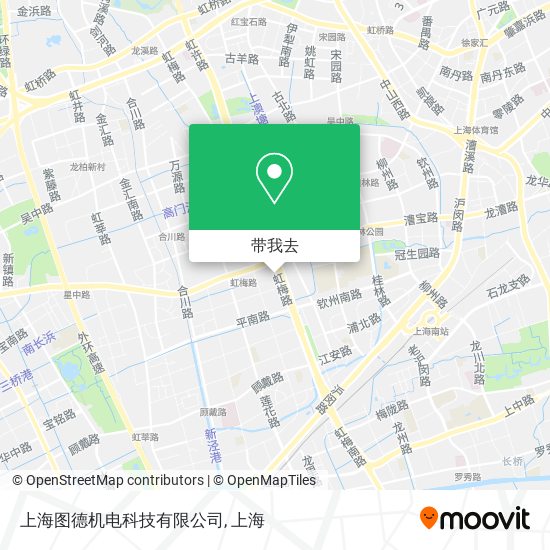 上海图德机电科技有限公司地图