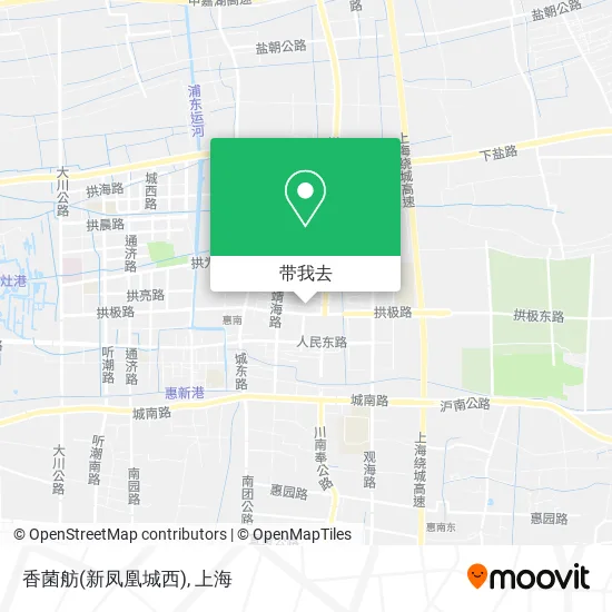 香菌舫(新凤凰城西)地图