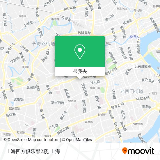 上海四方俱乐部2楼地图