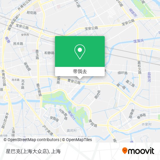 星巴克(上海大众店)地图