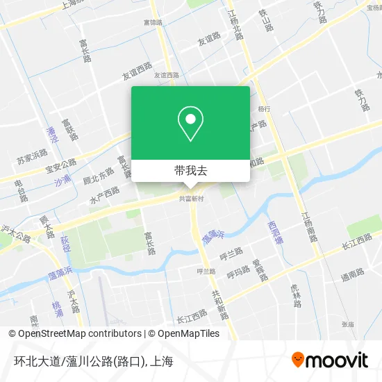 环北大道/薀川公路(路口)地图