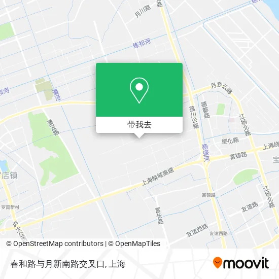 春和路与月新南路交叉口地图