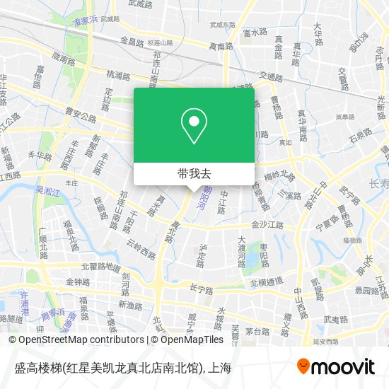 盛高楼梯(红星美凯龙真北店南北馆)地图