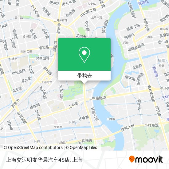 上海交运明友华晨汽车4S店地图