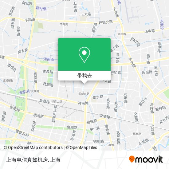 上海电信真如机房地图