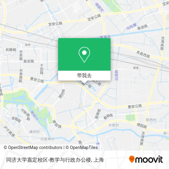 同济大学嘉定校区-教学与行政办公楼地图