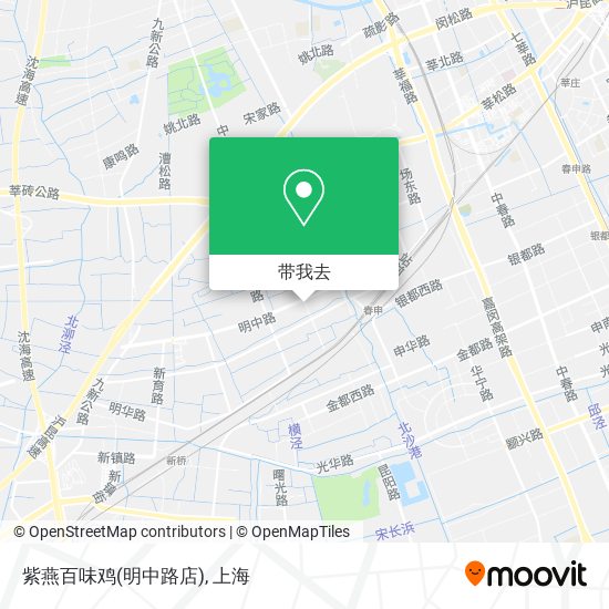 紫燕百味鸡(明中路店)地图