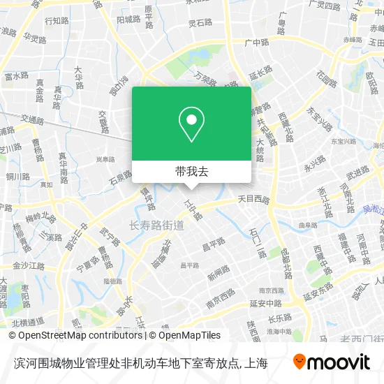 滨河围城物业管理处非机动车地下室寄放点地图