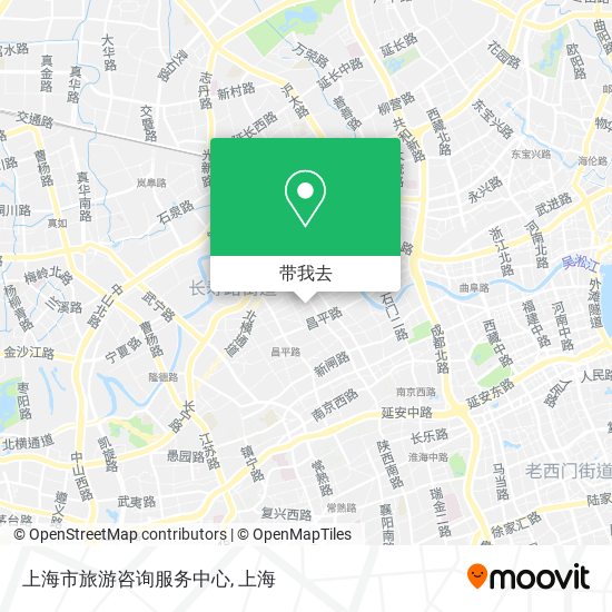 上海市旅游咨询服务中心地图