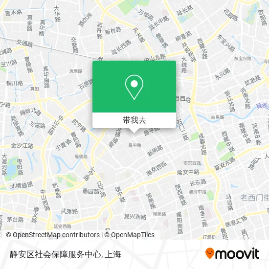 静安区社会保障服务中心地图