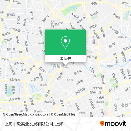 上海中毅实业发展有限公司地图