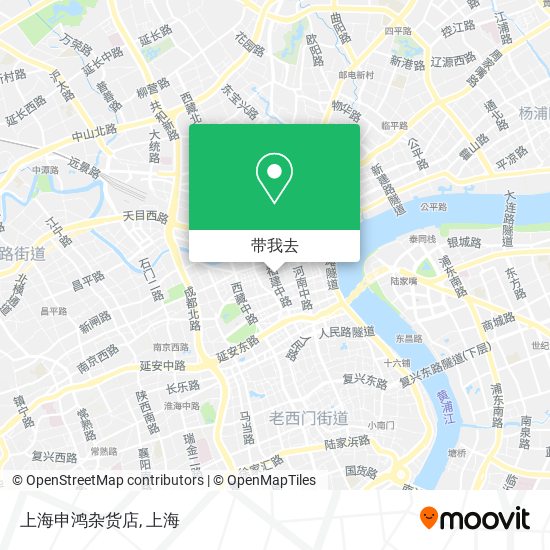 上海申鸿杂货店地图