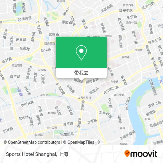 Sports Hotel Shanghai地图