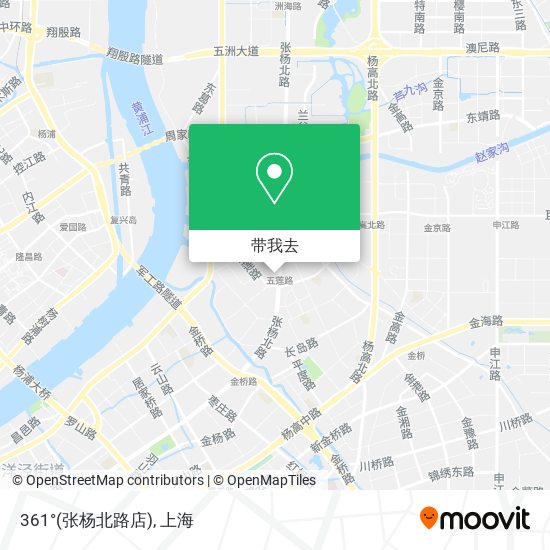 361°(张杨北路店)地图