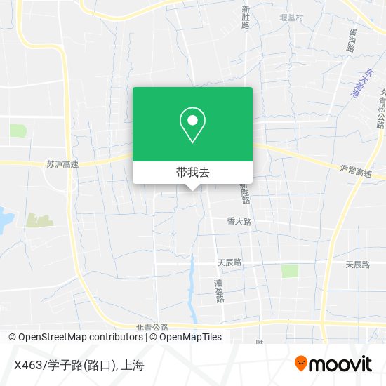 X463/学子路(路口)地图