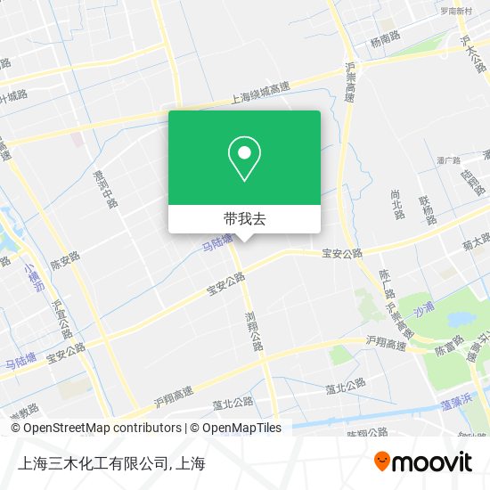 上海三木化工有限公司地图