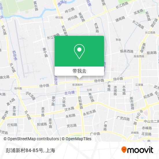 彭浦新村84-85号地图