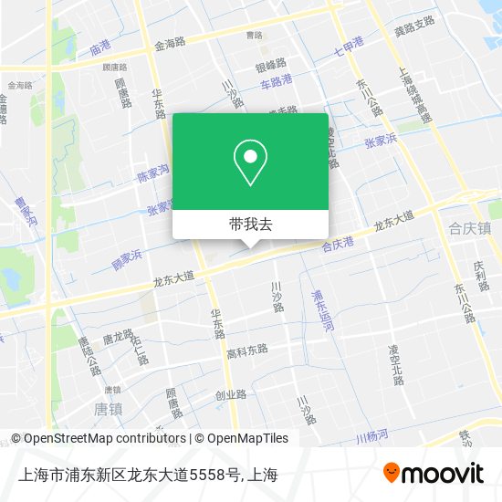 上海市浦东新区龙东大道5558号地图