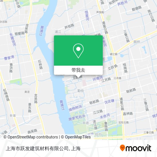 上海市跃发建筑材料有限公司地图